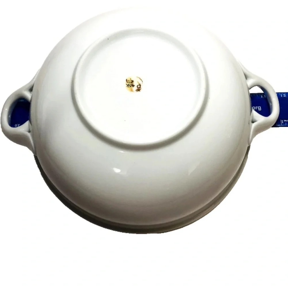 Dansk Casserole Lid Handles Bottelet White 2 Quarts Discontinued Made in Japan